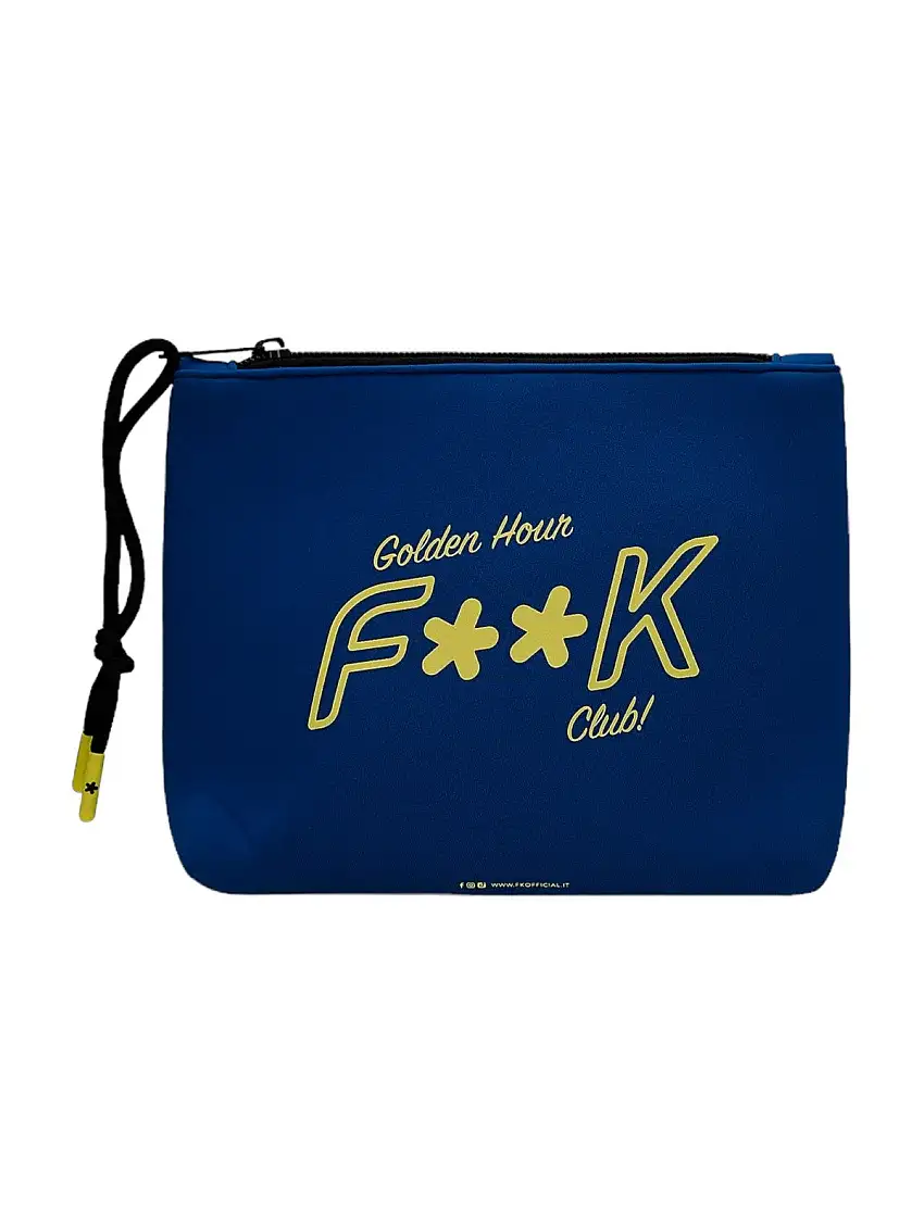 F**K Men's Clutch Bag FK24-A220RY Blue
