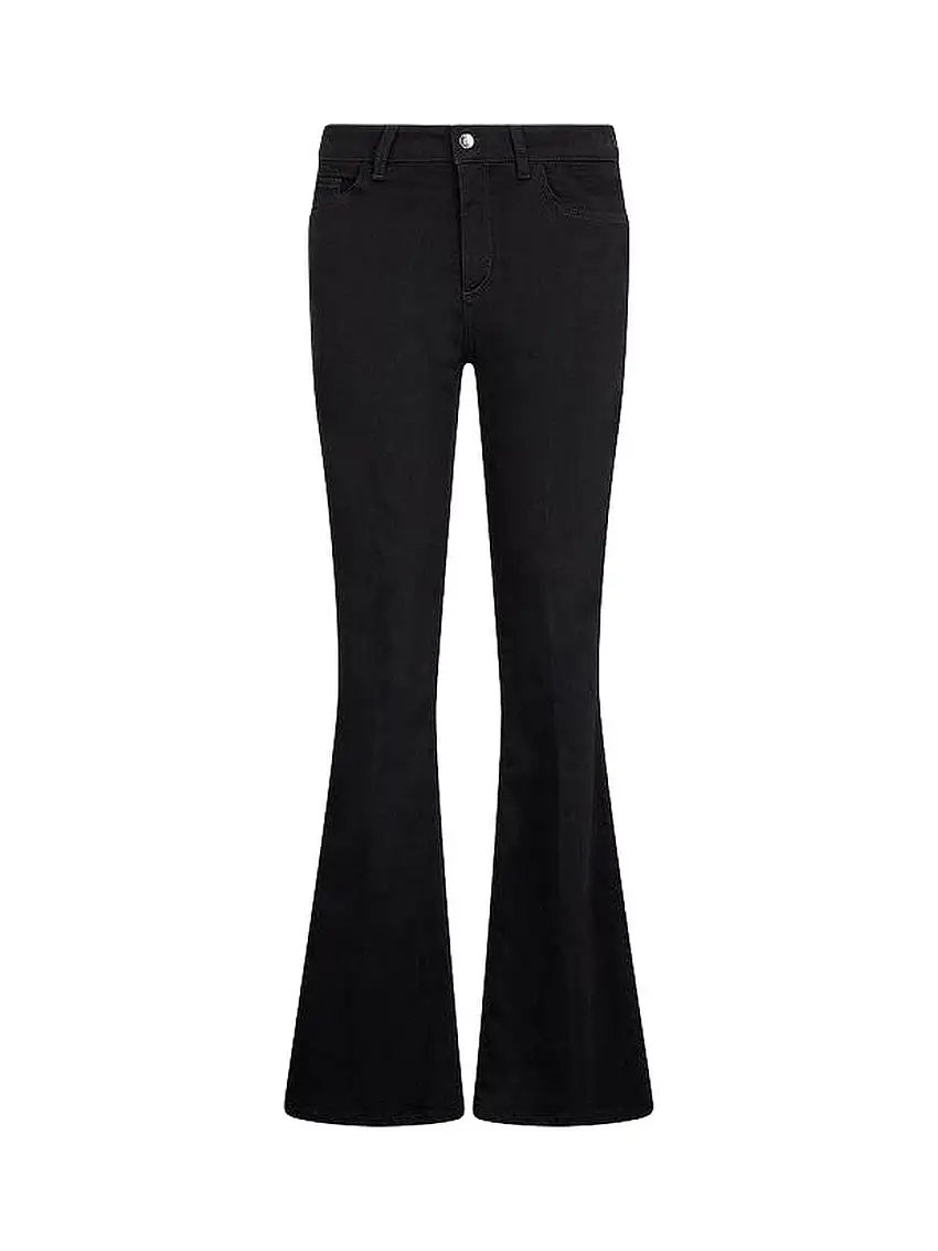 Liu Jo Women's Jeans - Black Flared Jeans - Black