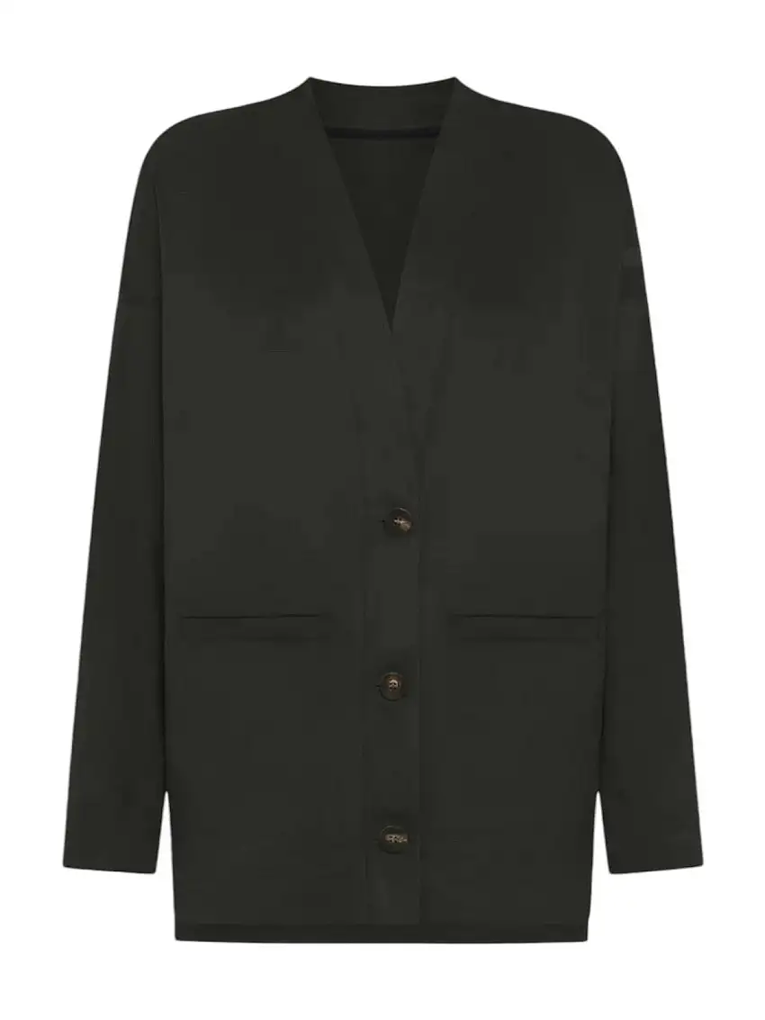 RRD Women's Sweatshirt NABUCCO CARDIGAN WOM FLEECE W24678 10 Black