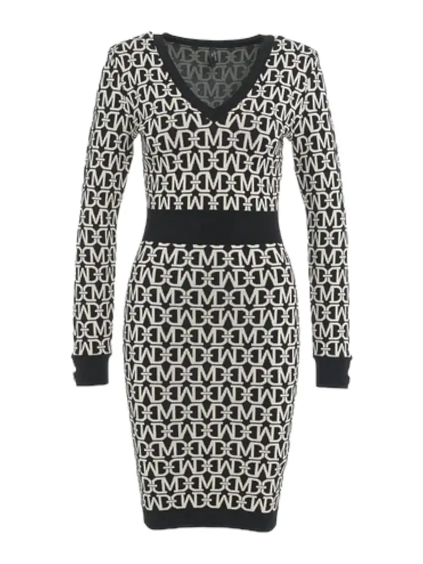 MARCIANO Women's Dress Mati Allover Jacquar 4YGK74 5036Z FJ42 Black