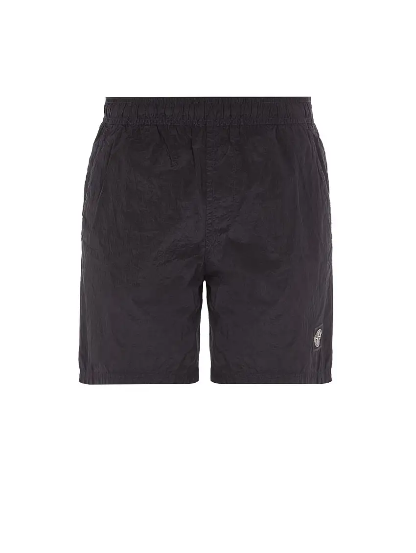 Costume da Bagno in Nylon Metal Nero