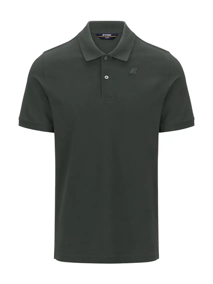 K-WAY Men's Polo Shirt AMEDEE PIQUE K5127BW WMR Green