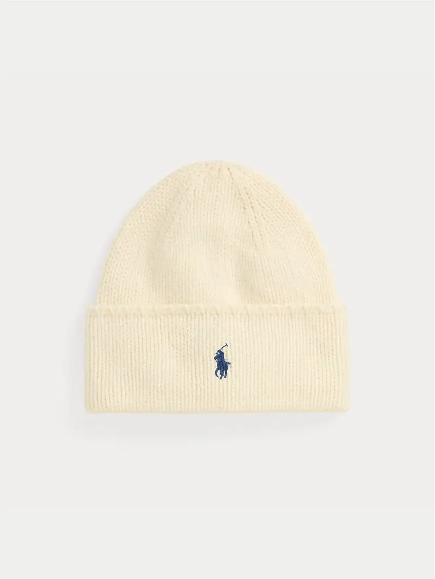 Cappello in Lana Merino Extrafine Crema