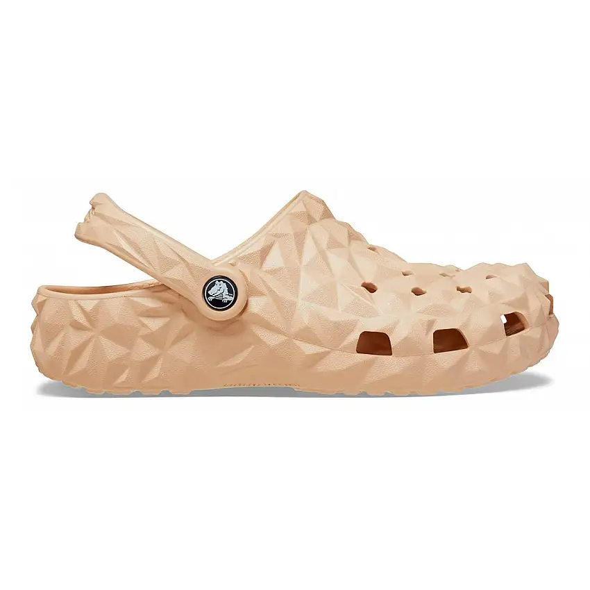 Crocs Classic Geometric Clog Beige Slippers