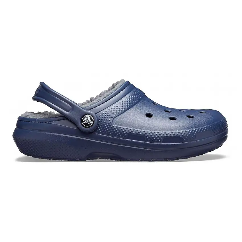 Crocs Classic Lined Clog Unisex Slippers Blue/Grey