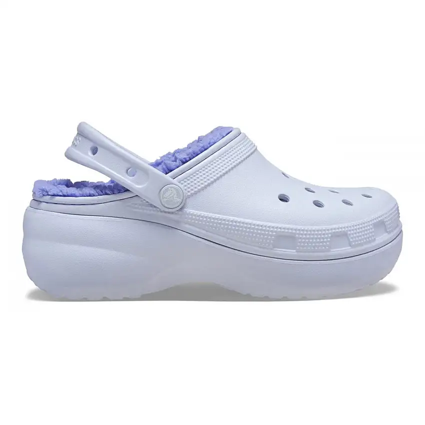 Crocs Classic Platform Lined Clog W Slides Purple Dreamscape