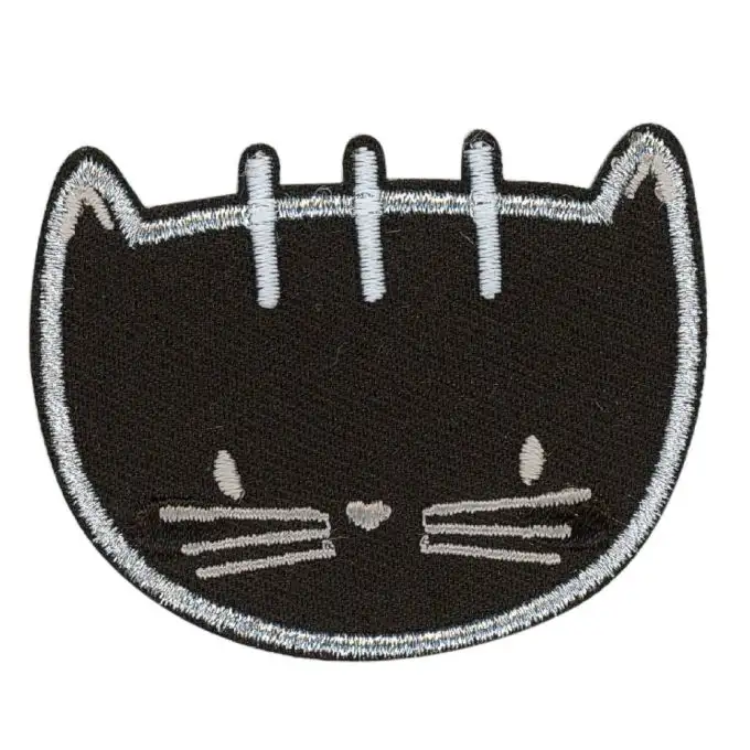Toppe termoadesive gatto nero