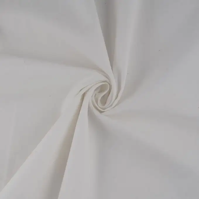 Tessuto gabardine cotone biologico ecru