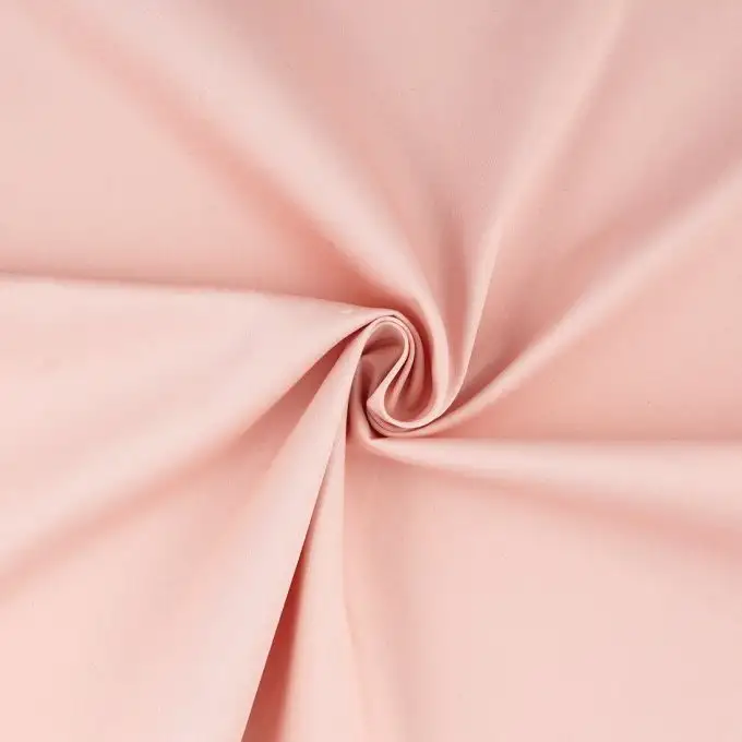 tessuto raso cotone tinta unita nude