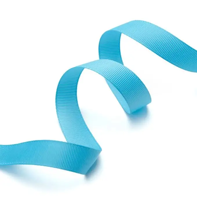 Nastro gros grain azzurro chiaro 16mm