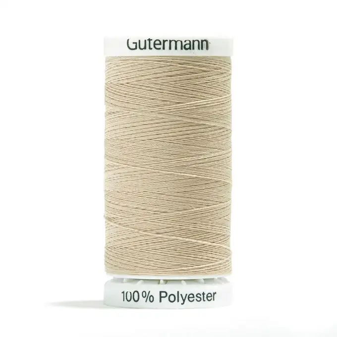 Bobina di filo poliestere Gütermann - Beige - Marrone - COL 186