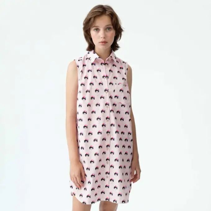 Roba chemisier senza maniche patron Katia W12