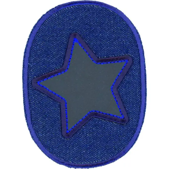 Stella su sfondo jeans