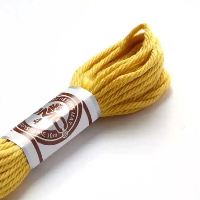 Filo da ricamo ritorto opaco giallo arancio - COL 2150