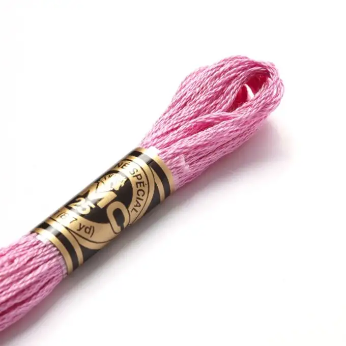 Filato mouliné da ricamo tonalità rosa-viola COL 3608