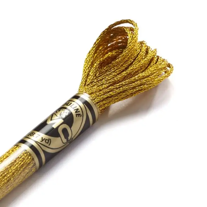 Filato metallizzato giallo matassina 8 m - COL 3852