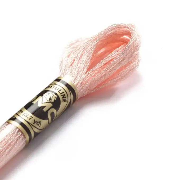 Mouliné metallizzato matassina 8 m Rosa-Viola