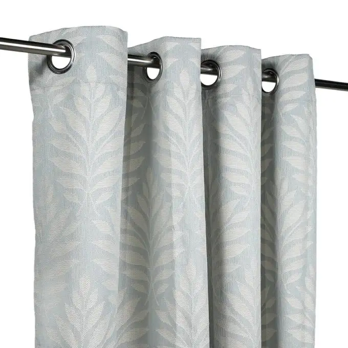 Tenda blu chiaro spessa a foglie Béatrice