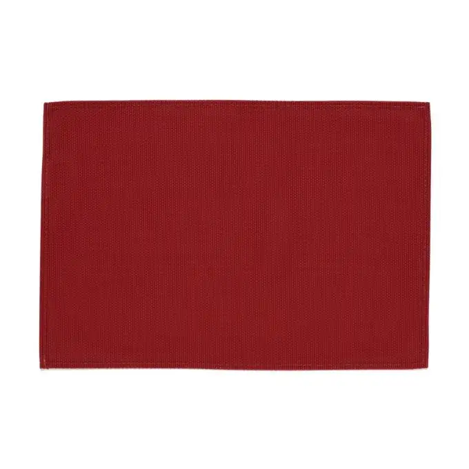 Set da tavola plastica rosso