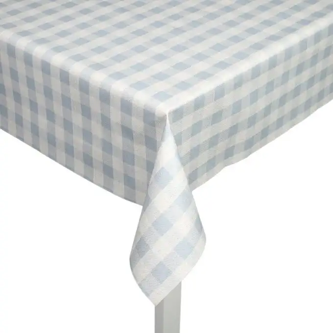 Tovaglia cerata quadretti azzurro chiaro