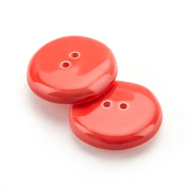 Pulsante rotondo Ø 27 mm rosso