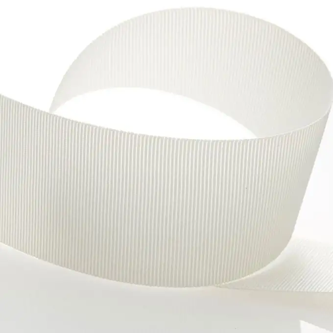 Nastro gros grain cappello - Ecru