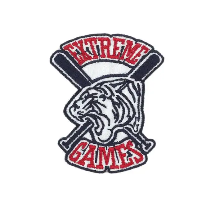 Ecusson termoadesivo extreme games bianco e blu navy