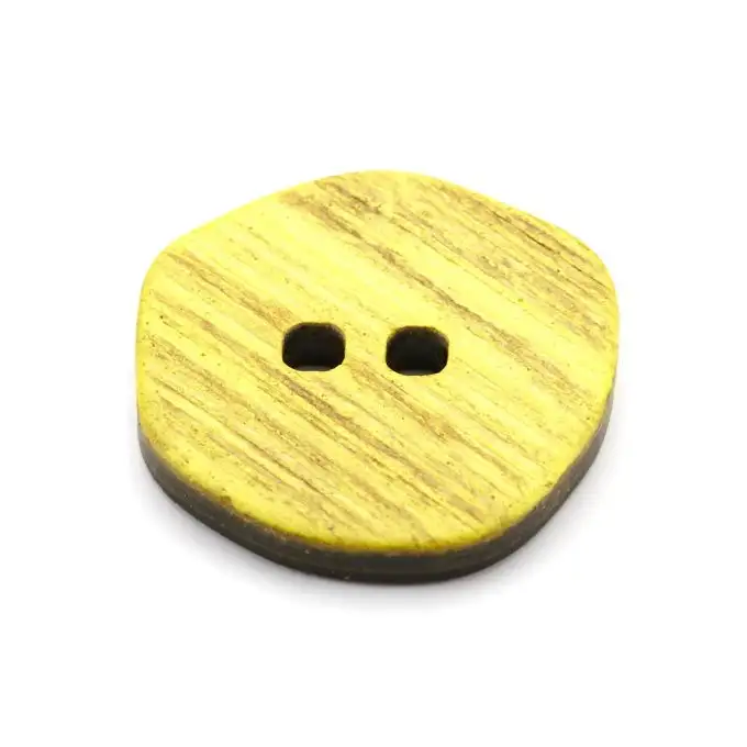 Pulsante irregolare giallo Ø36 mm