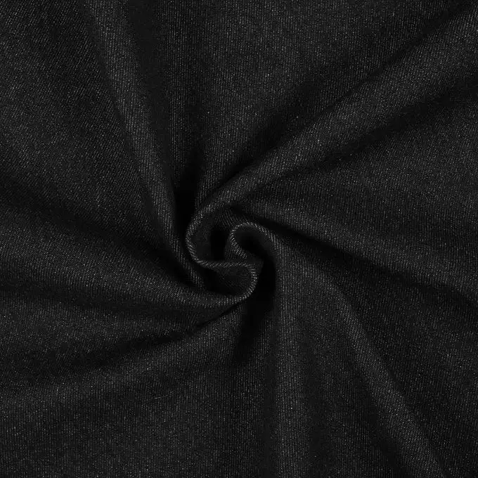 Tessuto jeans nero