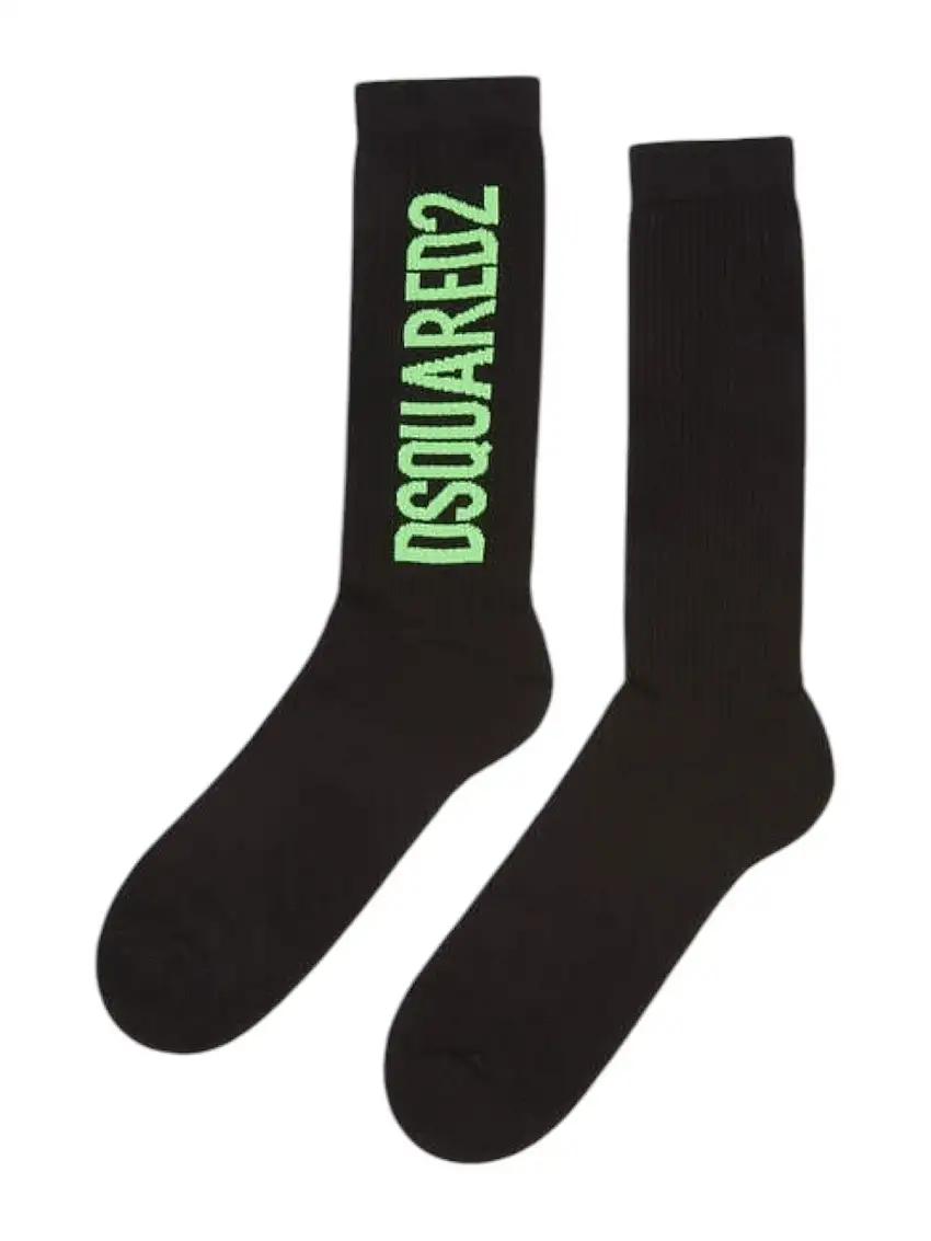 DSQUARED2 Men's Socks DFV143230 004 Black