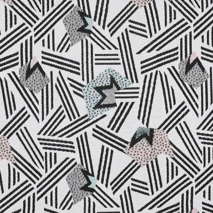 Tessuto jacquard Milano bianco - Sohie Ferjani