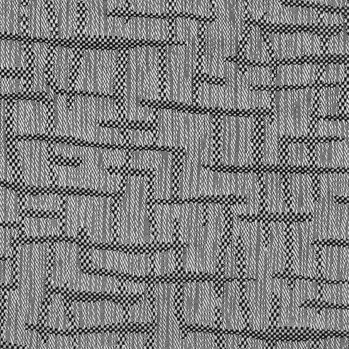 Tessuto jacquard labirinto blu