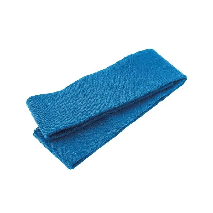 Giacca con bordo in maglia a costine blu petrolio