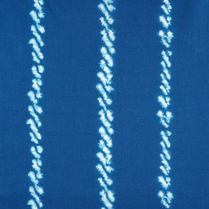 Popeline viscosa tie and dye blu