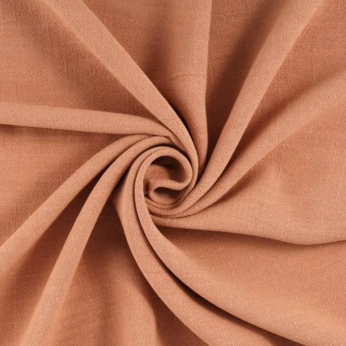 Tessuto tela lino e viscosa nude