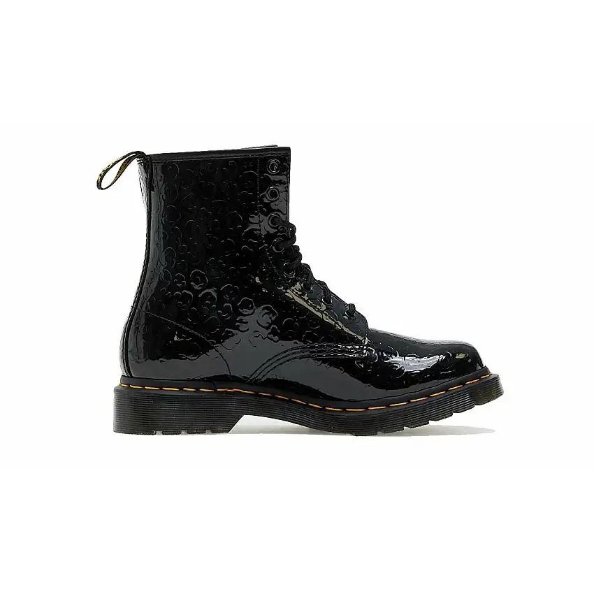 Stivali da donna Dr Martens 1460 Patent Lamper Leopard Emboss