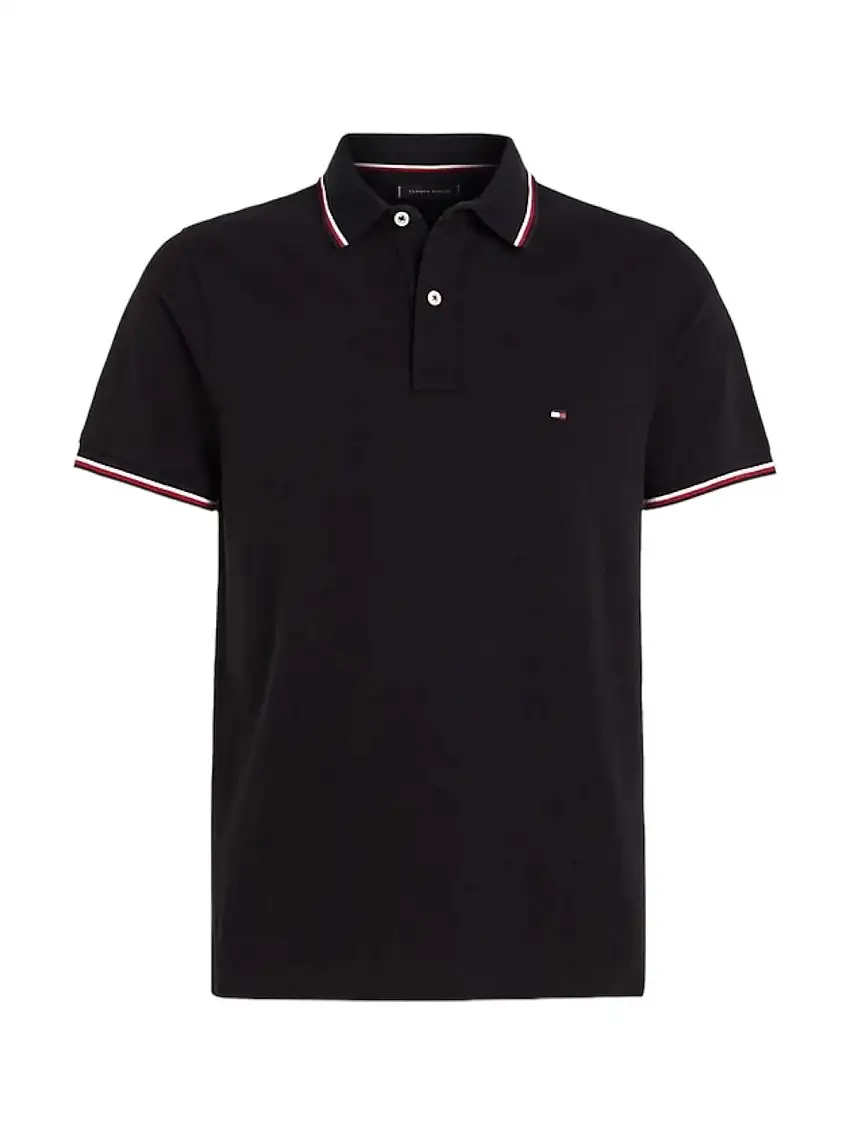 TOMMY HILFIGER Men's T-Shirt and Polo MW0MW13080 BDS Black