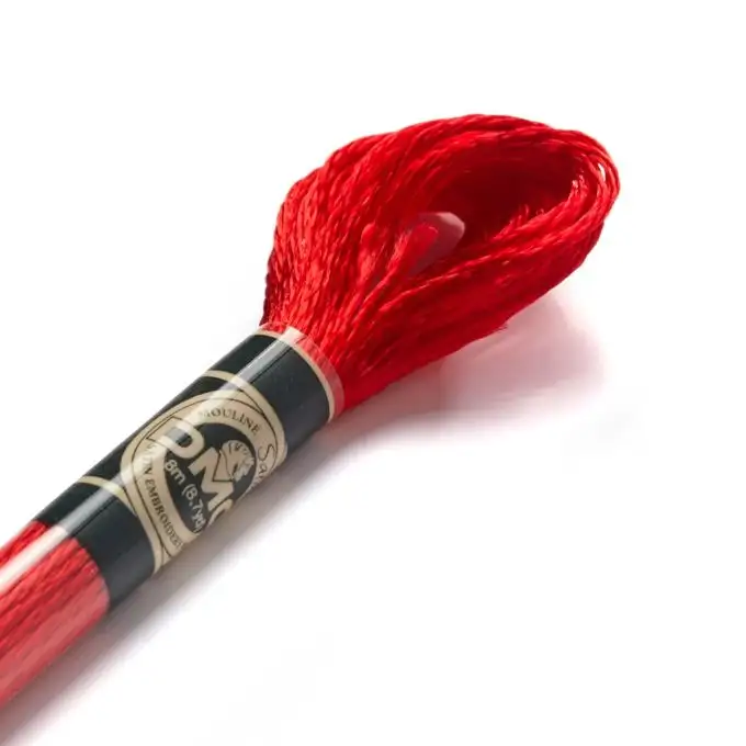 Filato satinato rosso - COL S321