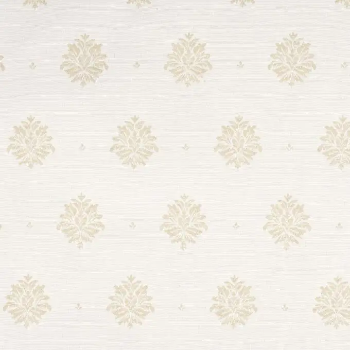 Tessuto piquet geometrico aragon avorio