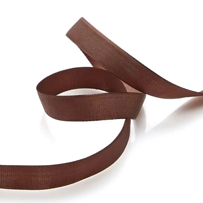 Nastro taffetà marrone extraforte