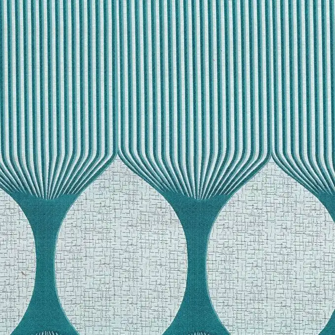 Tessuto jacquard Chrysler blu