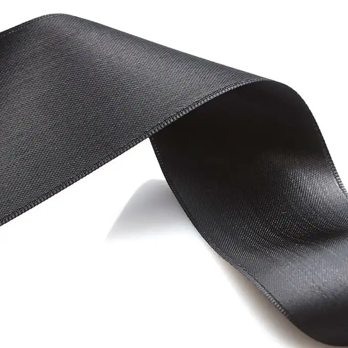 Nastro raso doppio lato - Nero