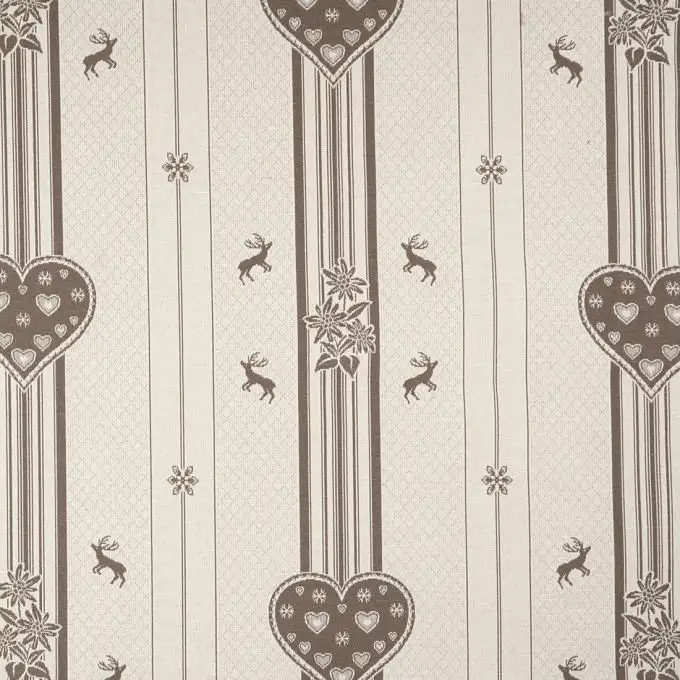 Tessuto jacquard Alpineto beige