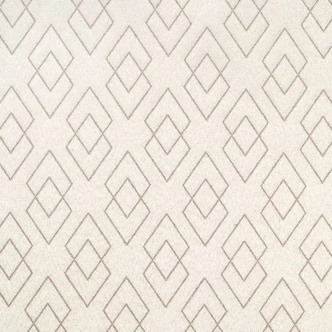 Tessuto jacquard trapezi ecru