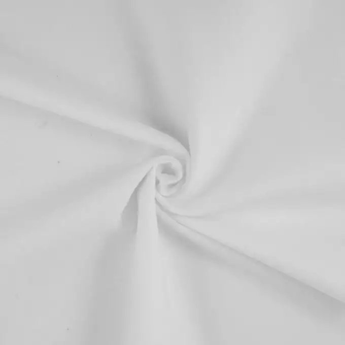 Tessuto per lenzuola finette cotone bianco