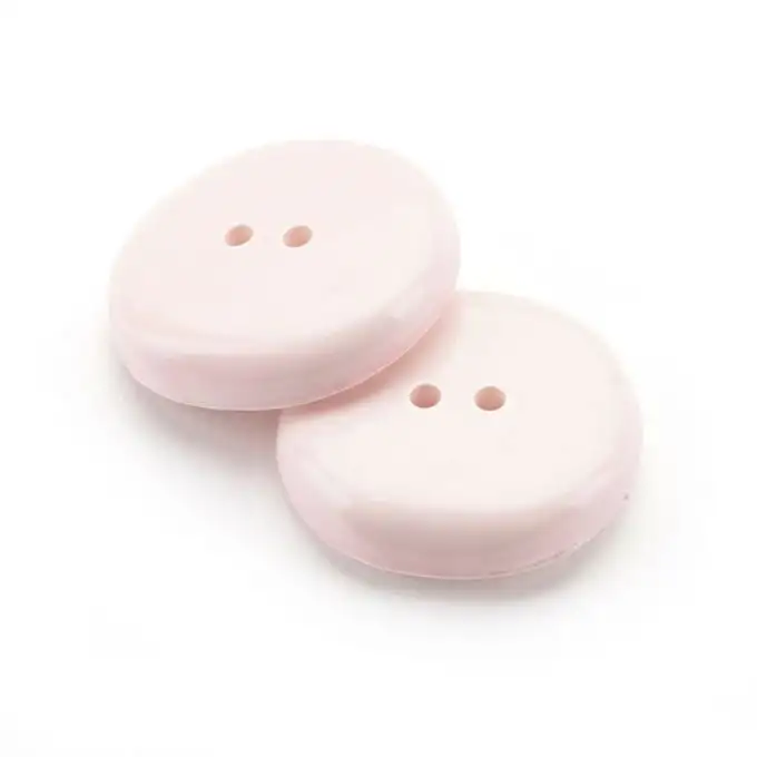 Pulsanti rotondi Ø 27 mm rosa chiaro