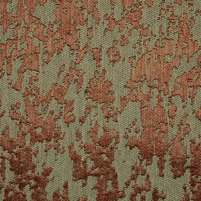 Tessuto jacquard motivi bronzo