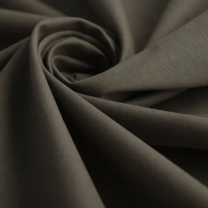 Tessuto cotone tinta unita Cristina taupe