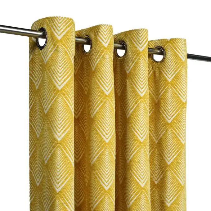 Tenda velluto giallo scaglia 140x240 cm