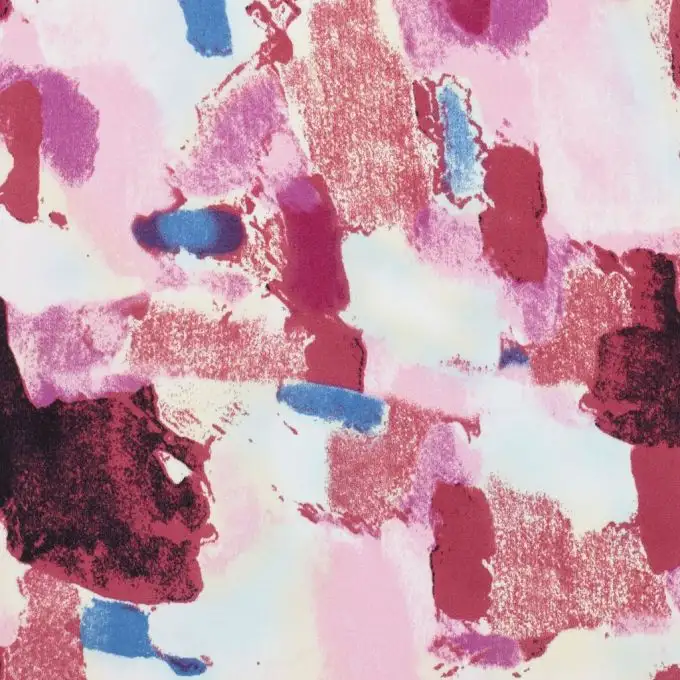 Tessuto satinato stampato a quadri